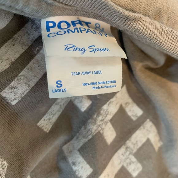 PORT & CO TEACHER GRAPHIC TEE SHIRT LOGO T SIZE S - Picture 3 of 10